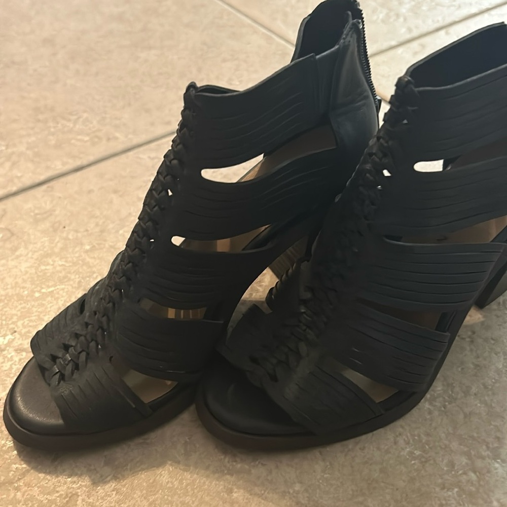 Lucky Brand- Leather back heels